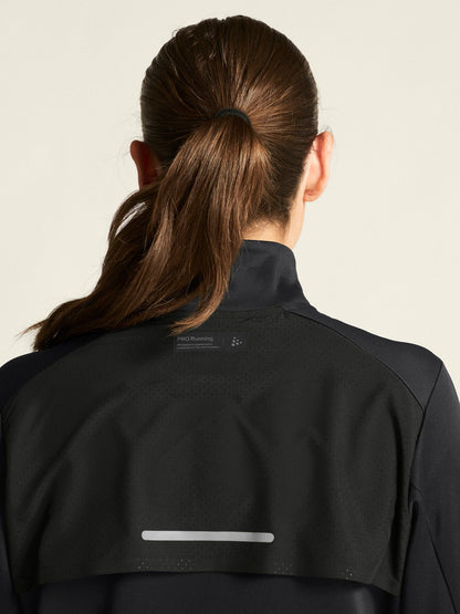 Women's SubZ Running Jacket 4 - Black Craft Sportswear NA