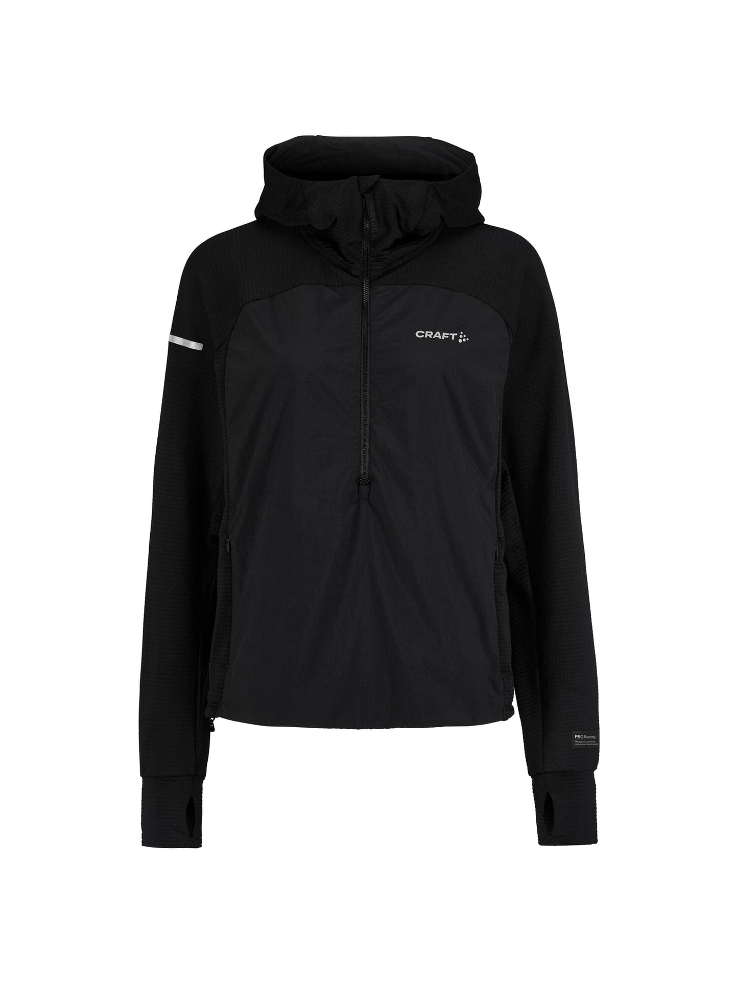 Women's SubZ Light Hood Sweater - Black Craft Sportswear NA