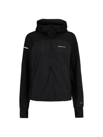 Women's SubZ Light Hood Sweater - Black Craft Sportswear NA
