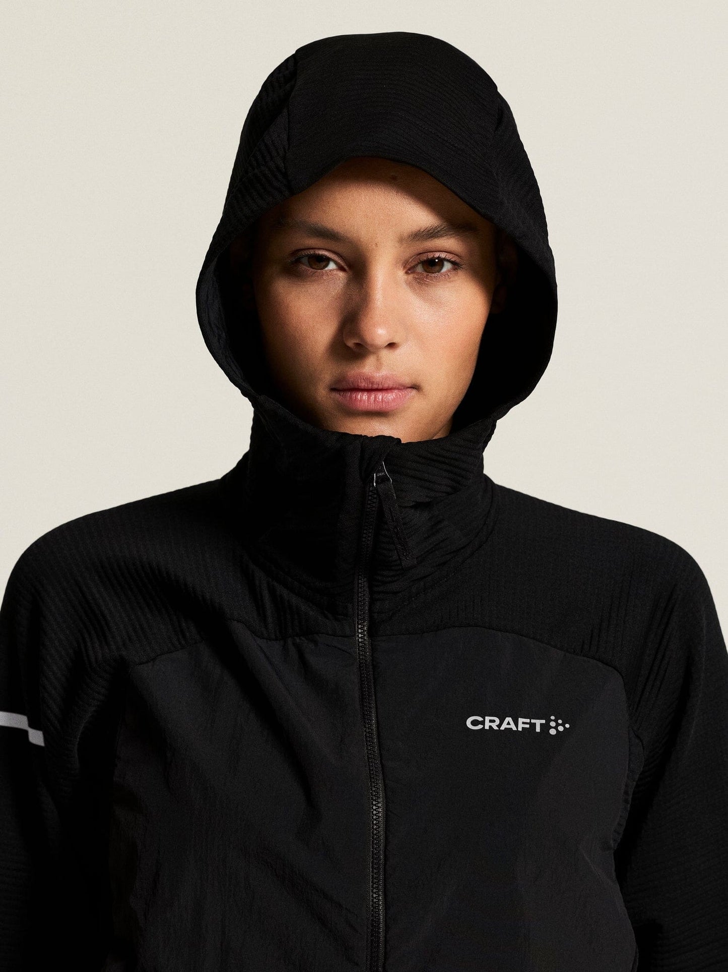 Women's SubZ Light Hood Sweater - Black Craft Sportswear NA