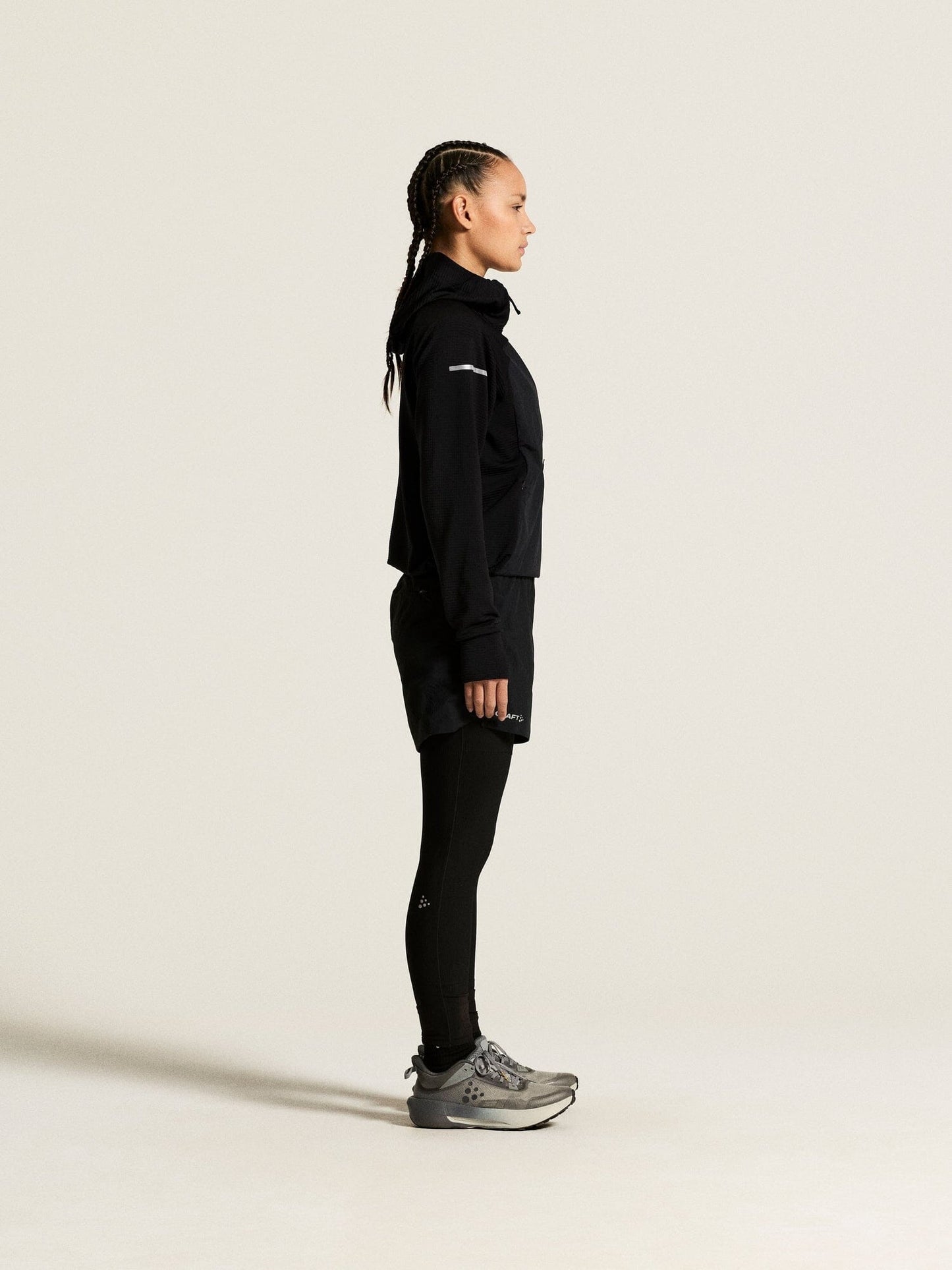 Women's SubZ Light Hood Sweater - Black Craft Sportswear NA
