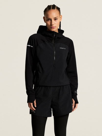 Women's SubZ Light Hood Sweater - Black Craft Sportswear NA