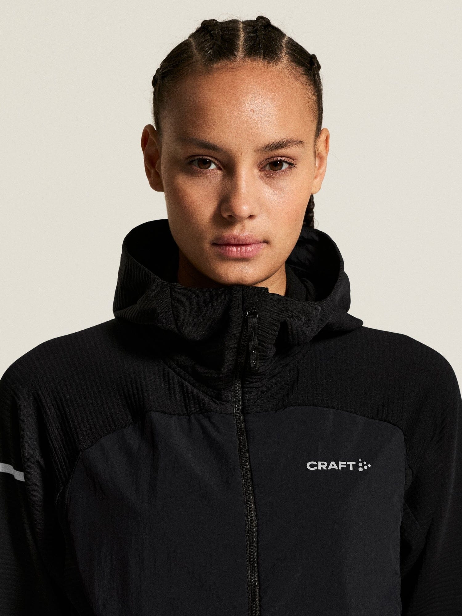 Women's SubZ Light Hood Sweater - Black Craft Sportswear NA