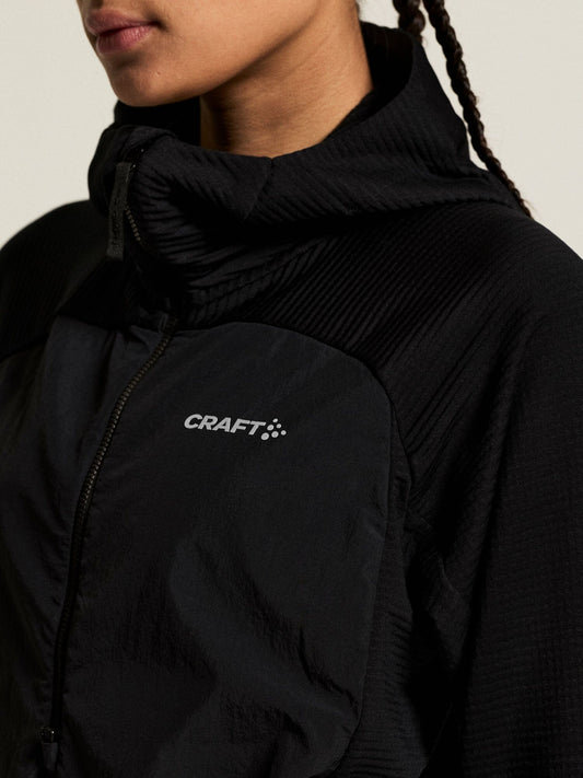 Women's SubZ Light Hood Sweater - Black Craft Sportswear NA