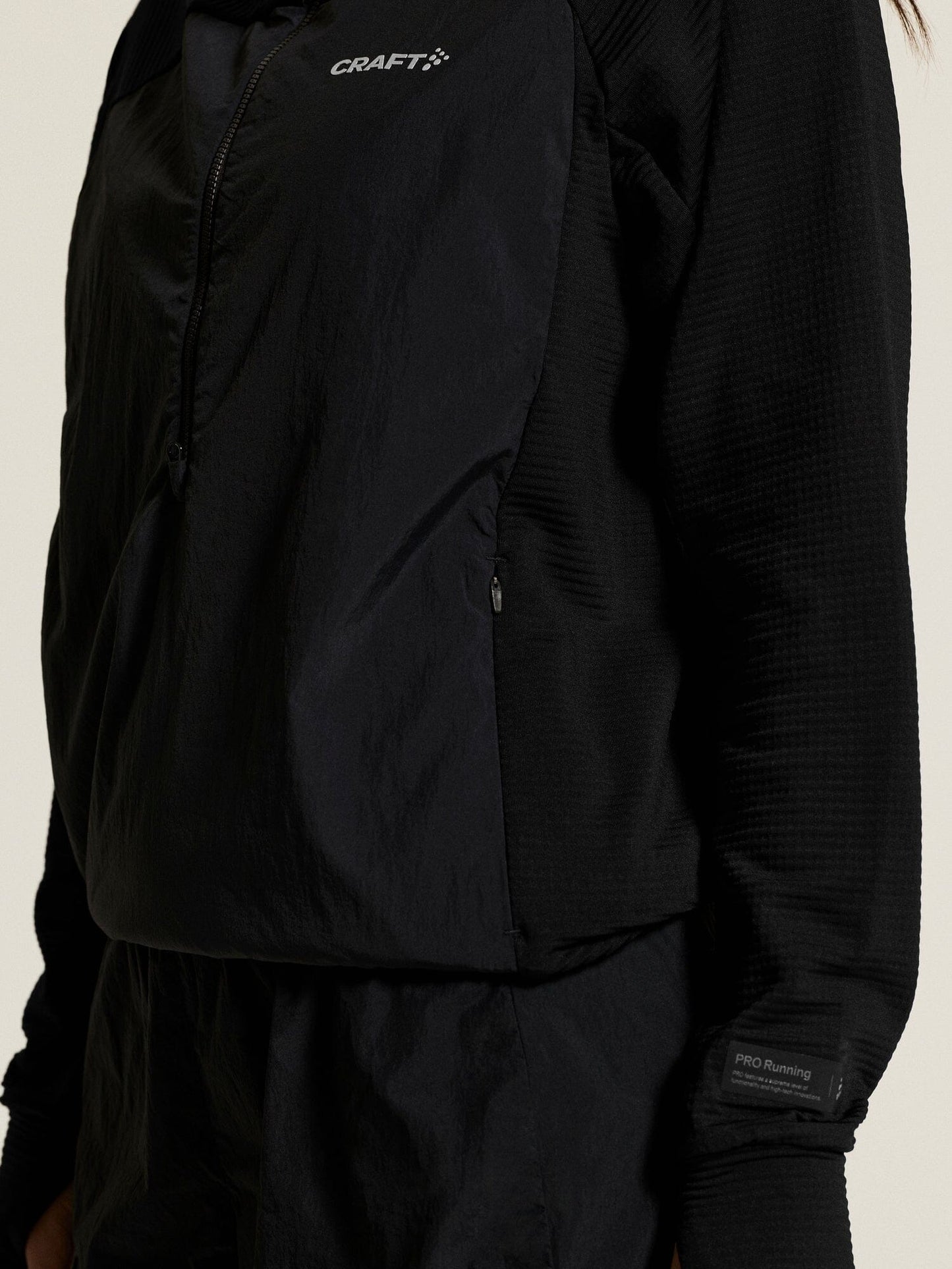 Women's SubZ Light Hood Sweater - Black Craft Sportswear NA