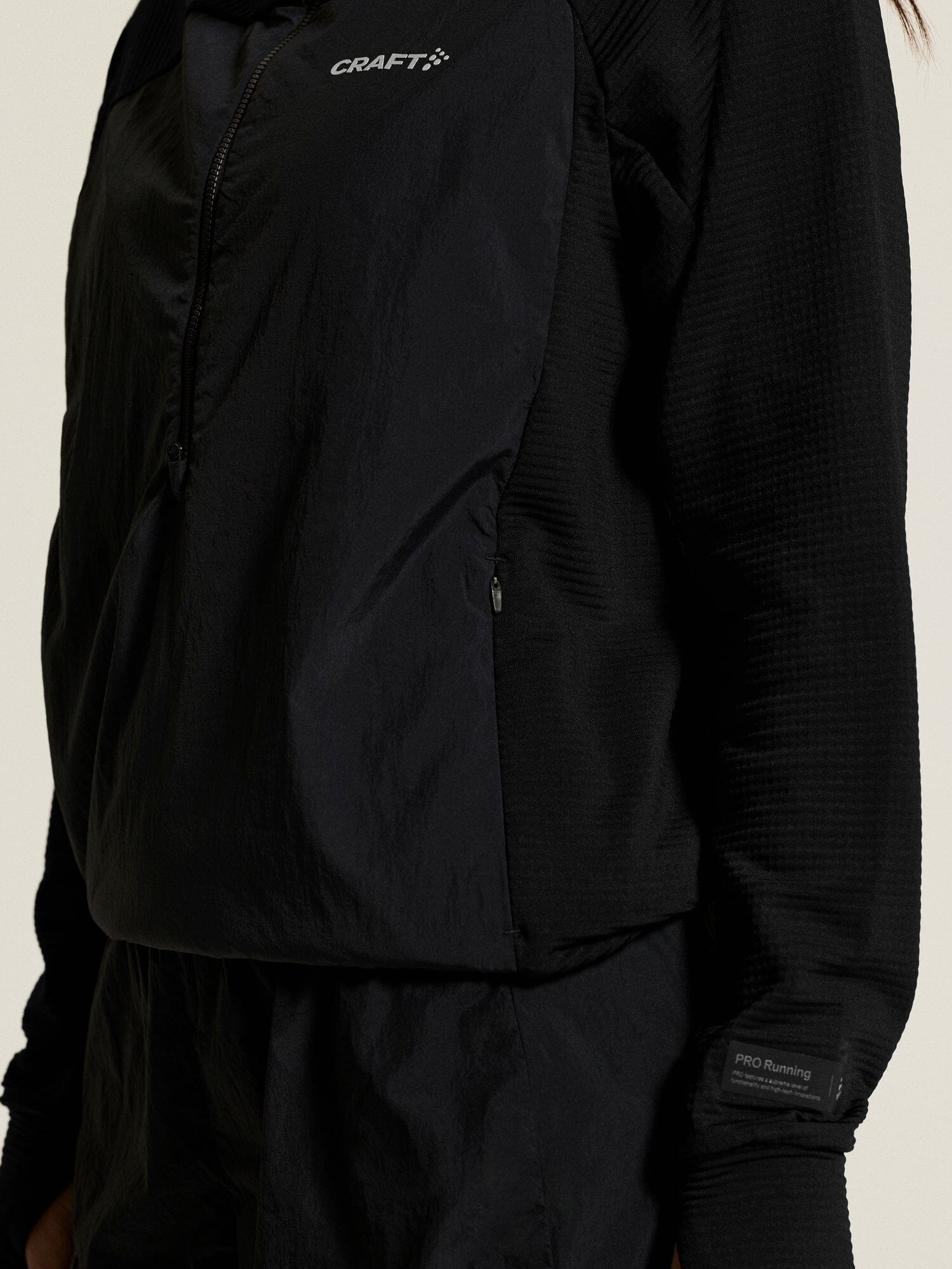 Women's SubZ Light Hood Sweater - Black Craft Sportswear NA