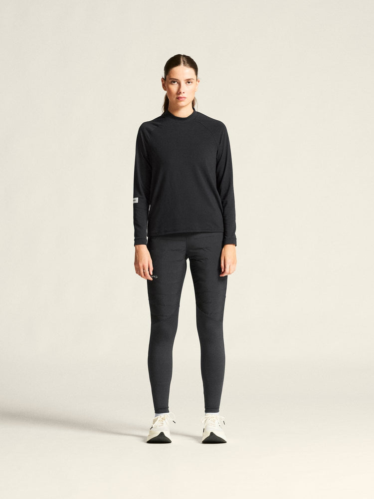 Women's SubZ Running Tights 4 - Black Craft Sportswear NA