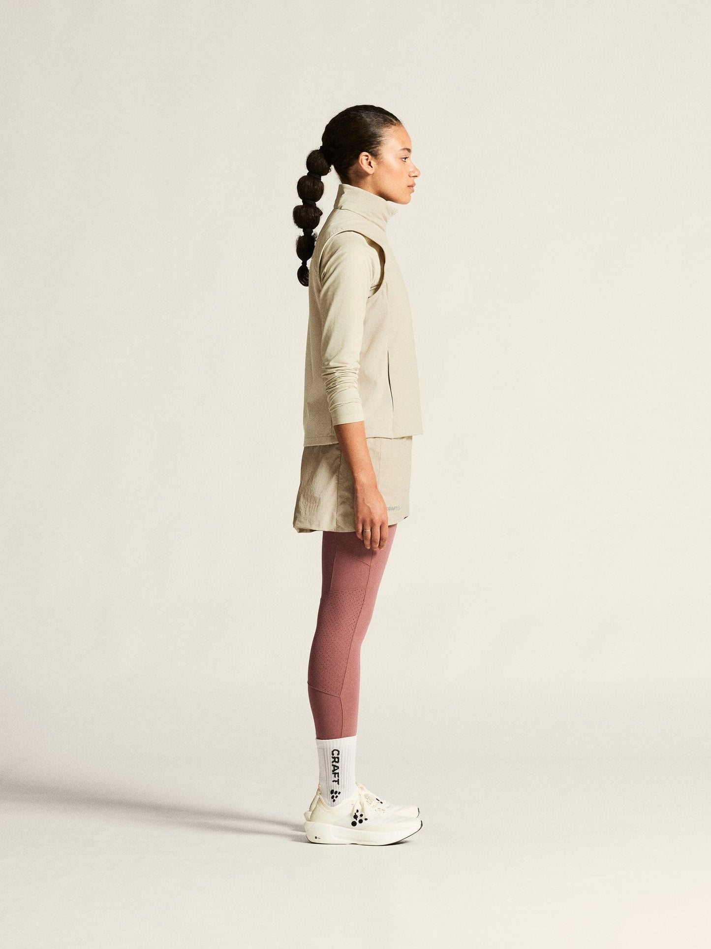 Women's SubZ Running Skirt 4 - PLASTER Craft Sportswear NA