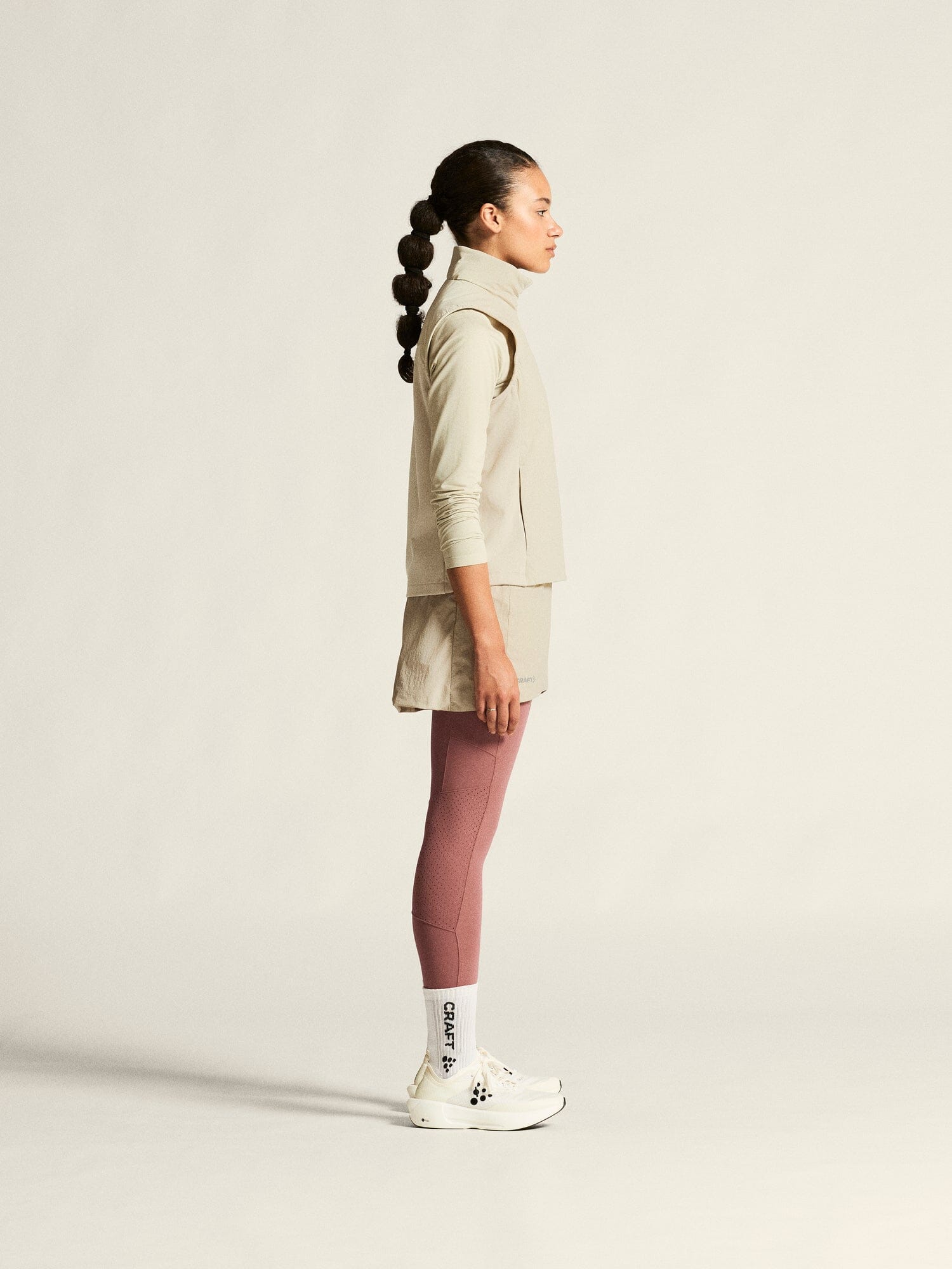 Women's SubZ Running Skirt 4 - PLASTER Craft Sportswear NA