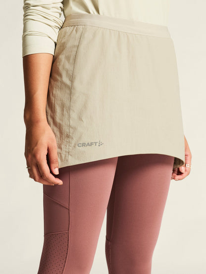 Women's SubZ Running Skirt 4 - PLASTER Craft Sportswear NA