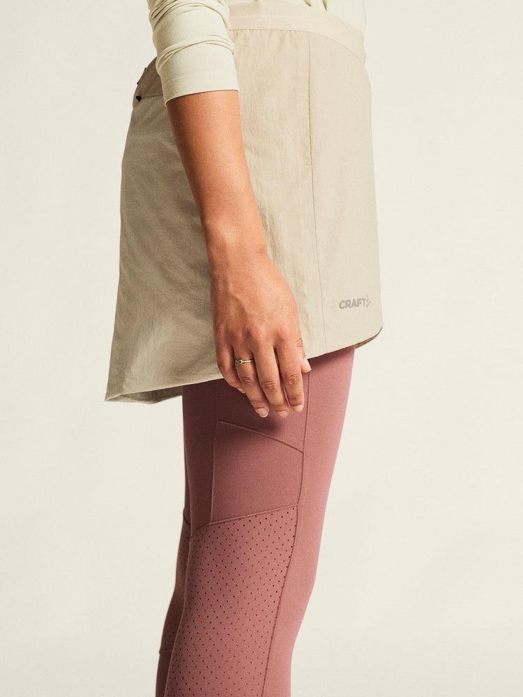 Women's SubZ Running Skirt 4 - PLASTER Craft Sportswear NA