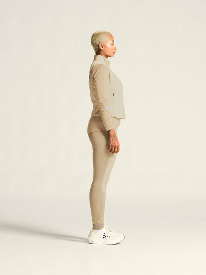 Women's SubZ Fleece Running Vest - PLASTER Craft Sportswear NA