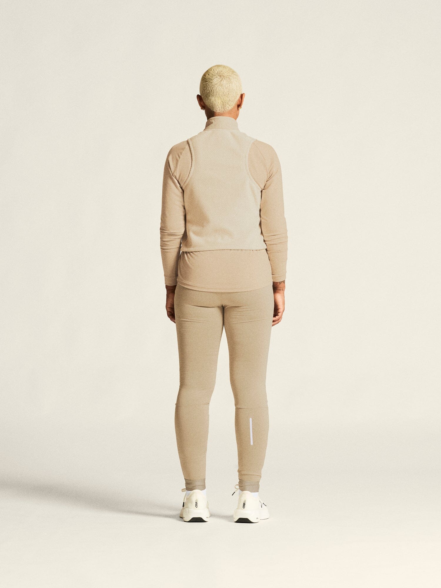 Women's SubZ Fleece Running Vest - PLASTER Craft Sportswear NA