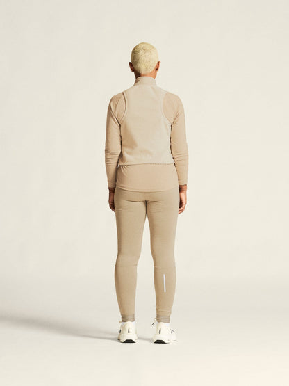 Women's SubZ Fleece Running Vest - PLASTER Craft Sportswear NA