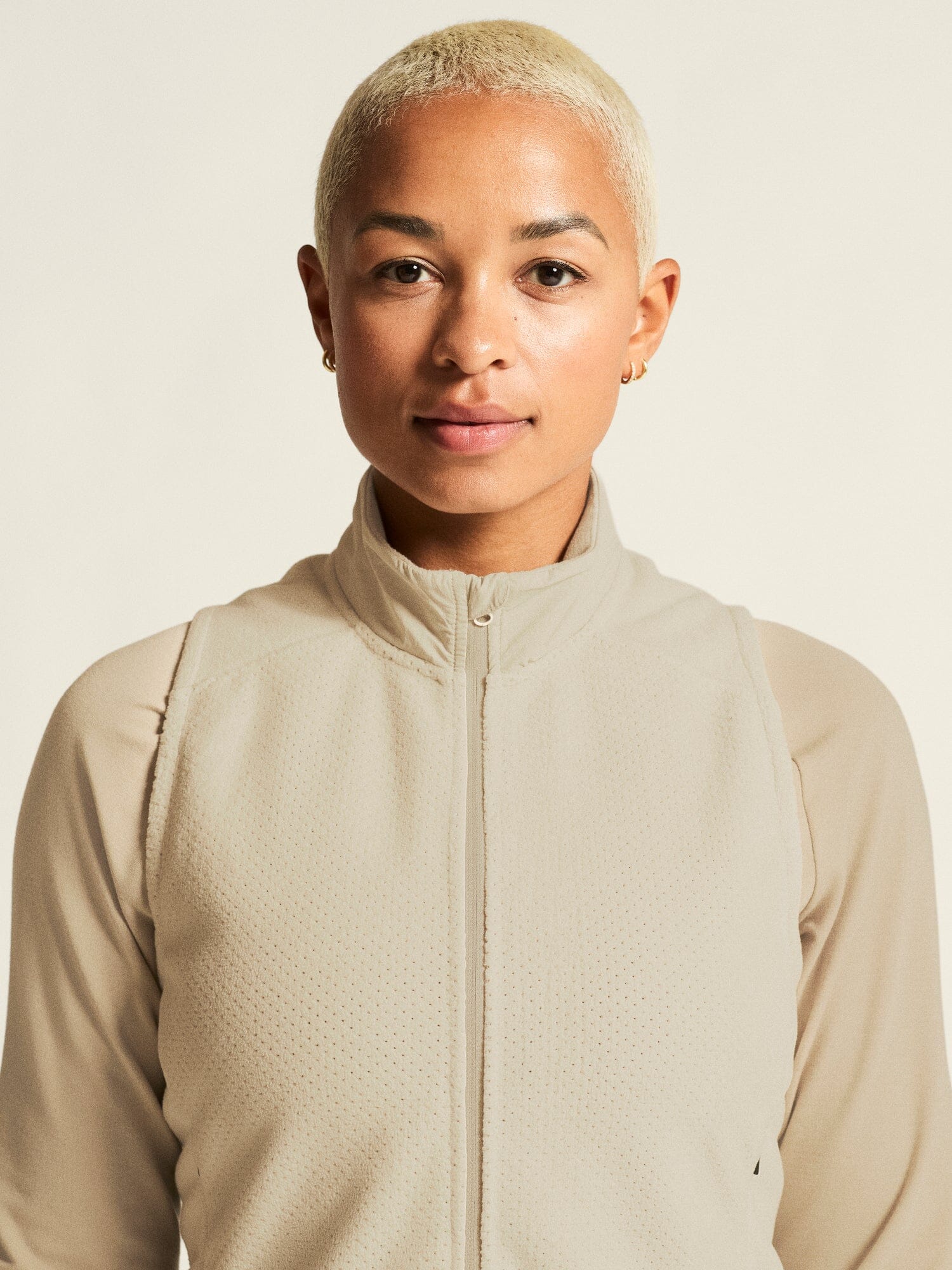 Women's SubZ Fleece Running Vest - PLASTER Craft Sportswear NA