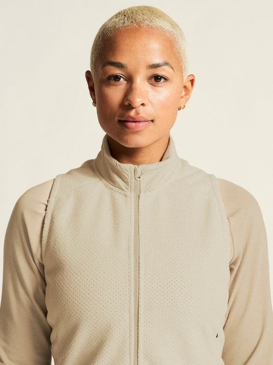 Women's SubZ Fleece Running Vest - PLASTER Craft Sportswear NA