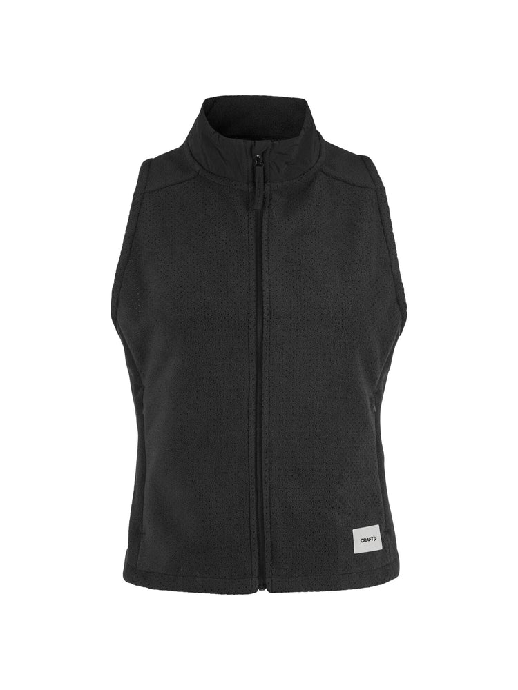 Women's SubZ Fleece Running Vest - Black Craft Sportswear NA