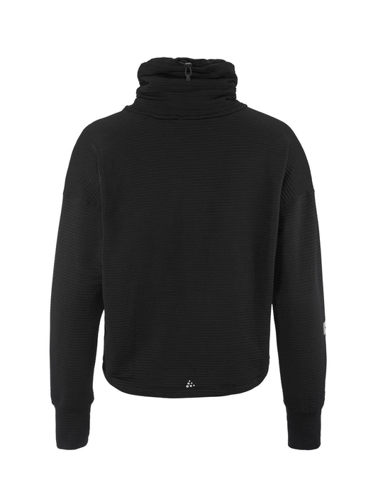 Women's SubZ Funnelneck Running Jersey - Black Craft Sportswear NA