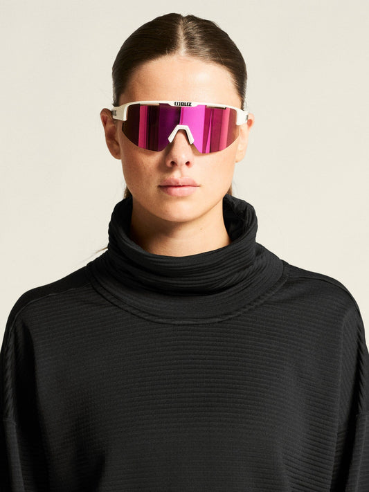 Women's SubZ Funnelneck Running Jersey - Black Craft Sportswear NA