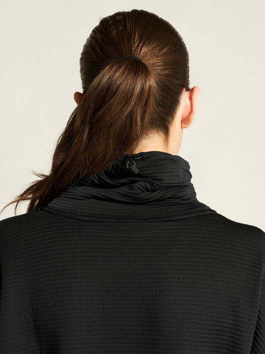 Women's SubZ Funnelneck Running Jersey - Black Craft Sportswear NA