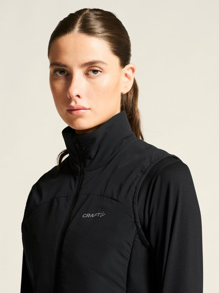 Women's ADV Essence Warm Running Vest 2 - Black Craft Sportswear NA