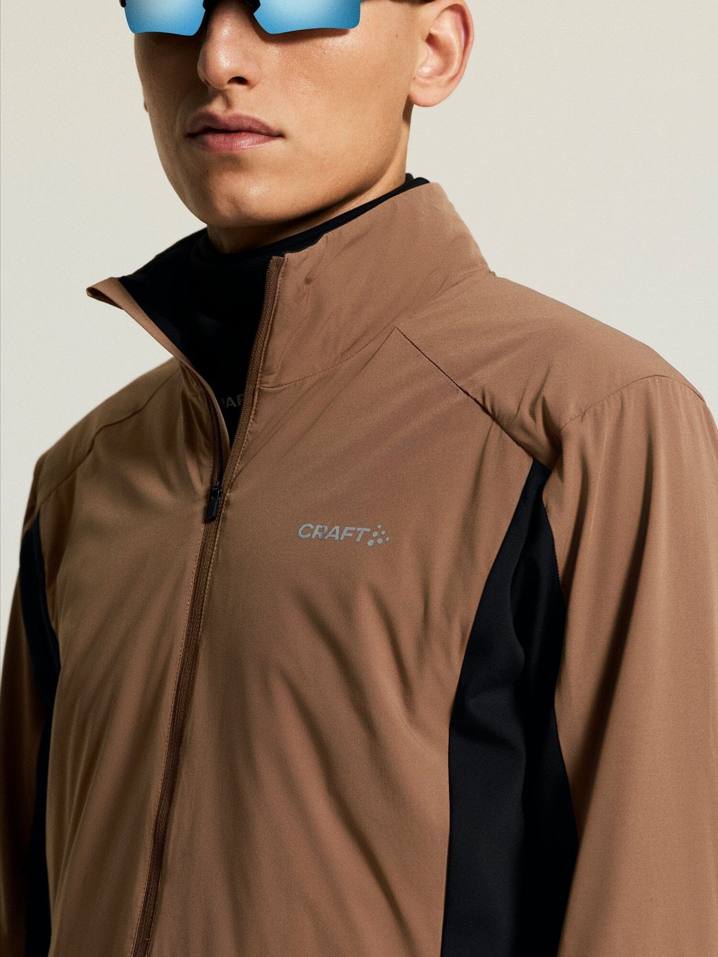 Men's ADV Essence Warm Running Jacket 3 - Cassia/Black Craft Sportswear NA