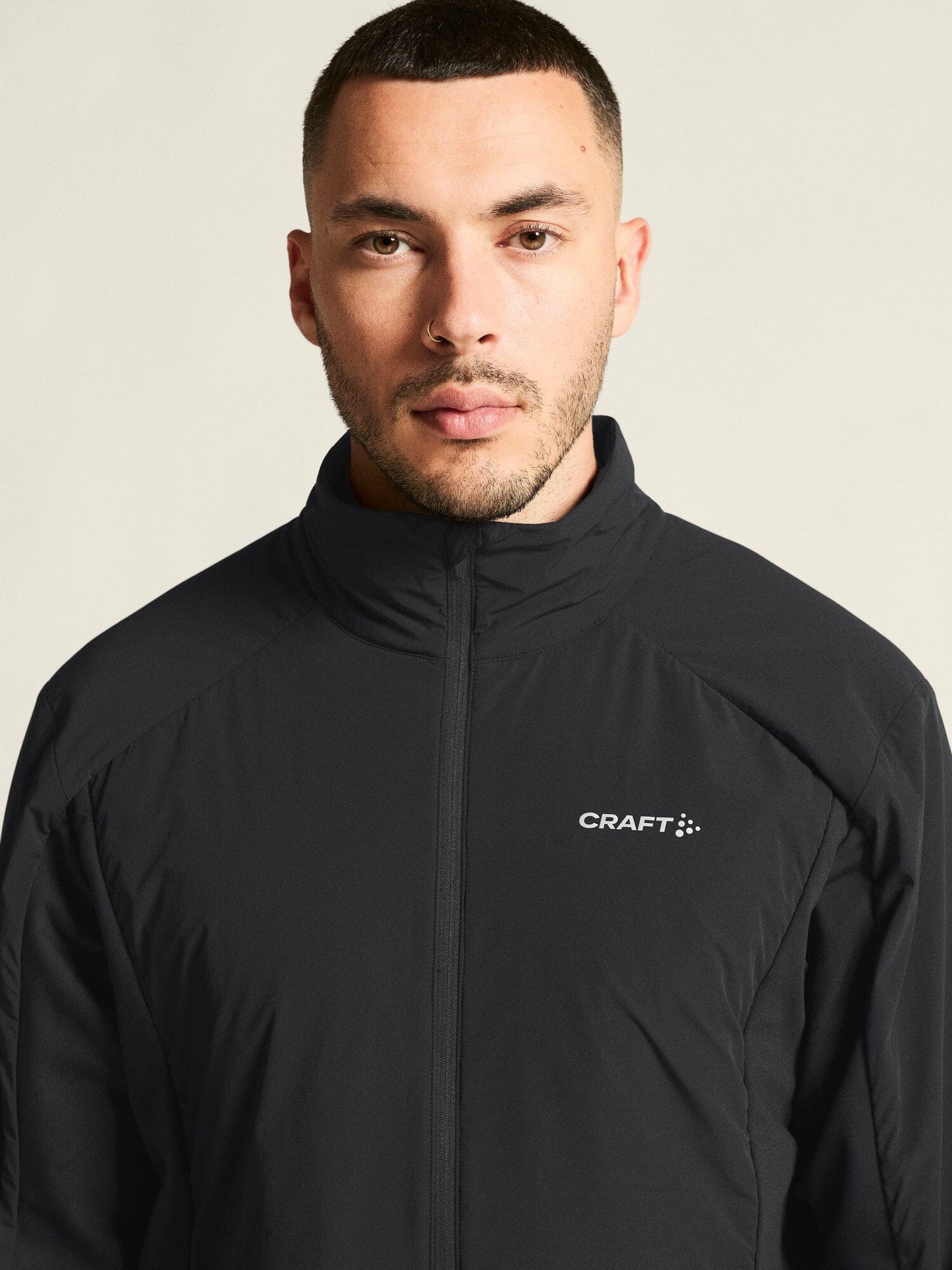 Men's ADV Essence Warm Running Jacket 3 - Black Craft Sportswear NA