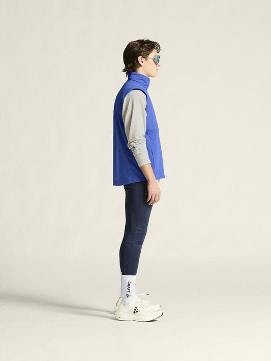 Men's ADV Essence Warm Running Vest 2 - Ink Blue Men's Jackets and Vests Craft Sportswear NA