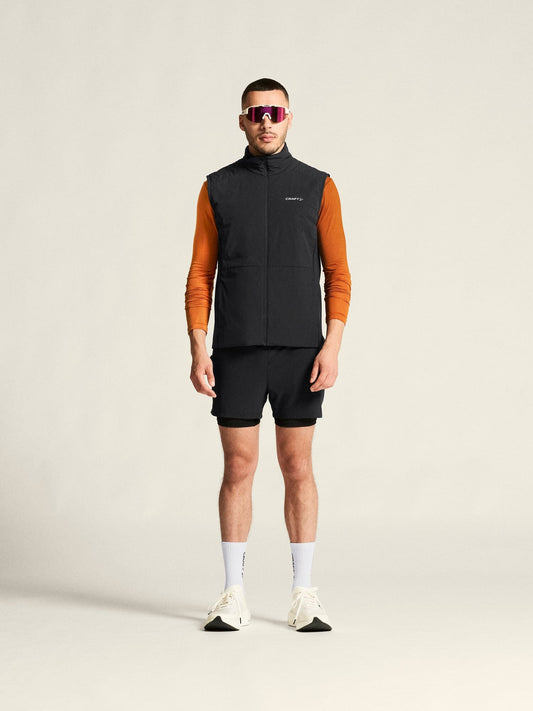 Men's ADV Essence Warm Running Vest 2 - Black Craft Sportswear NA