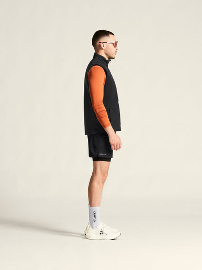 Men's ADV Essence Warm Running Vest 2 - Black Craft Sportswear NA