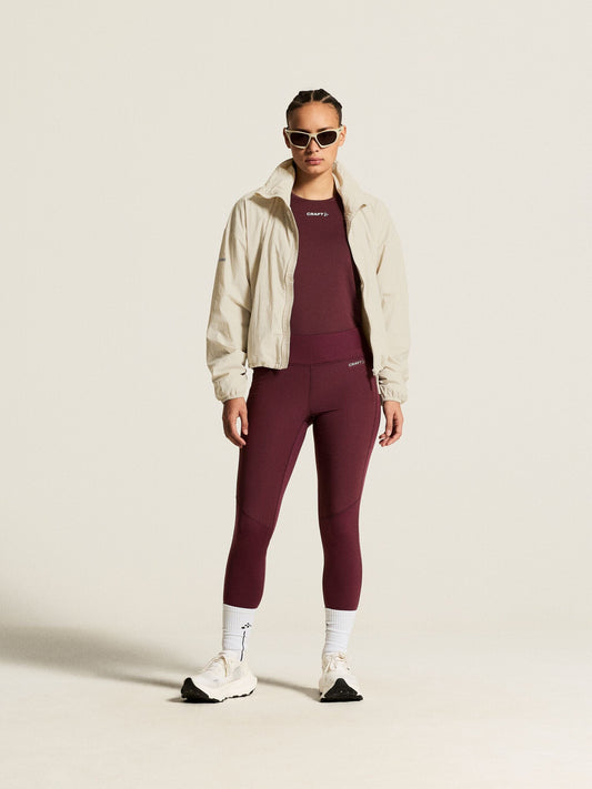 Women's Adv Essence Warm Wind Running Tights 2 - DK Fig Craft Sportswear NA