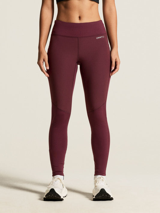 Women's Adv Essence Warm Wind Running Tights 2 - DK Fig Craft Sportswear NA