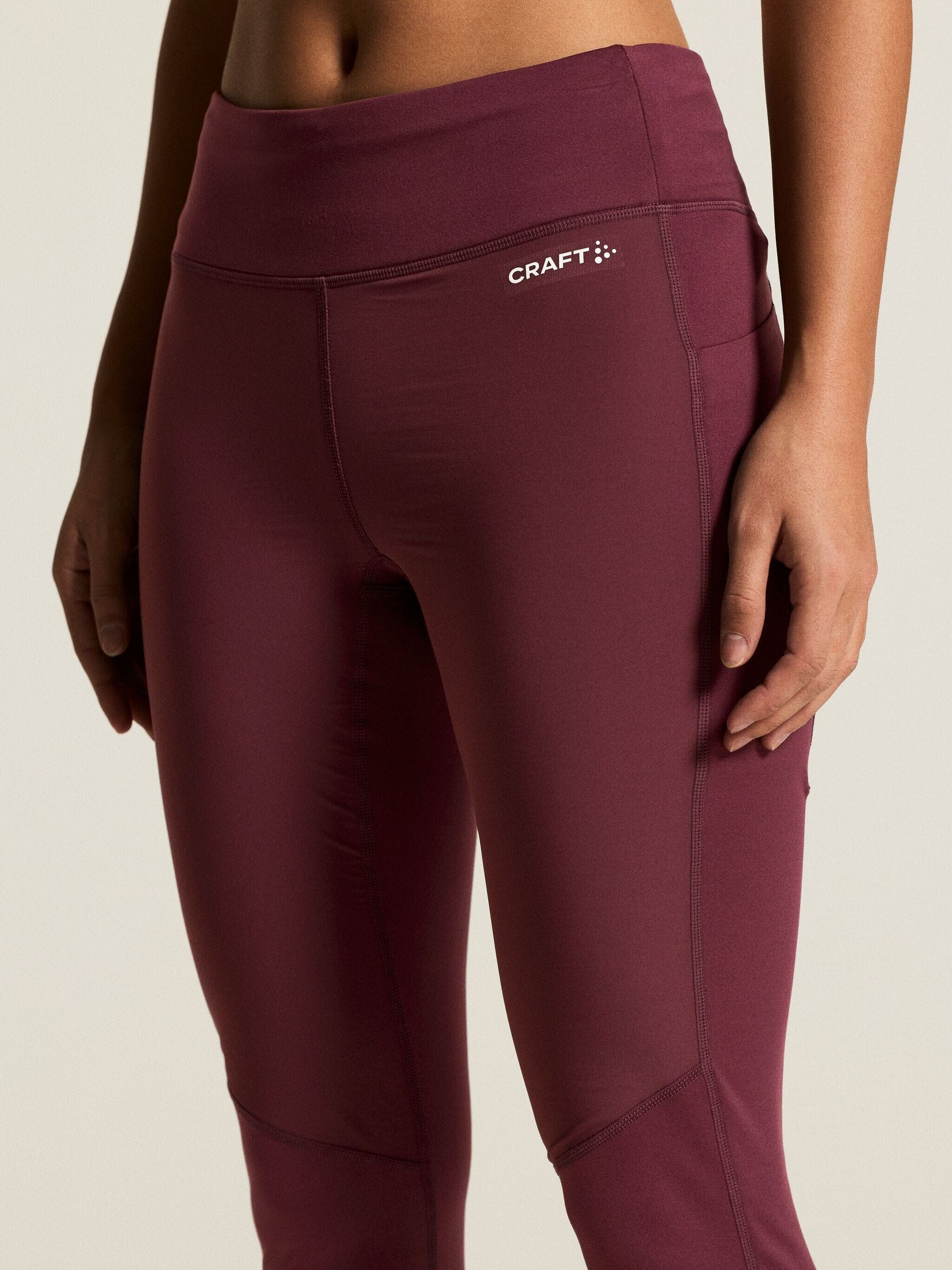 Women's Adv Essence Warm Wind Running Tights 2 - DK Fig Craft Sportswear NA
