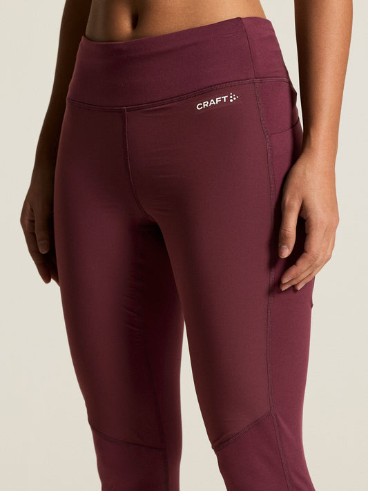 Women's Adv Essence Warm Wind Running Tights 2 - DK Fig Craft Sportswear NA