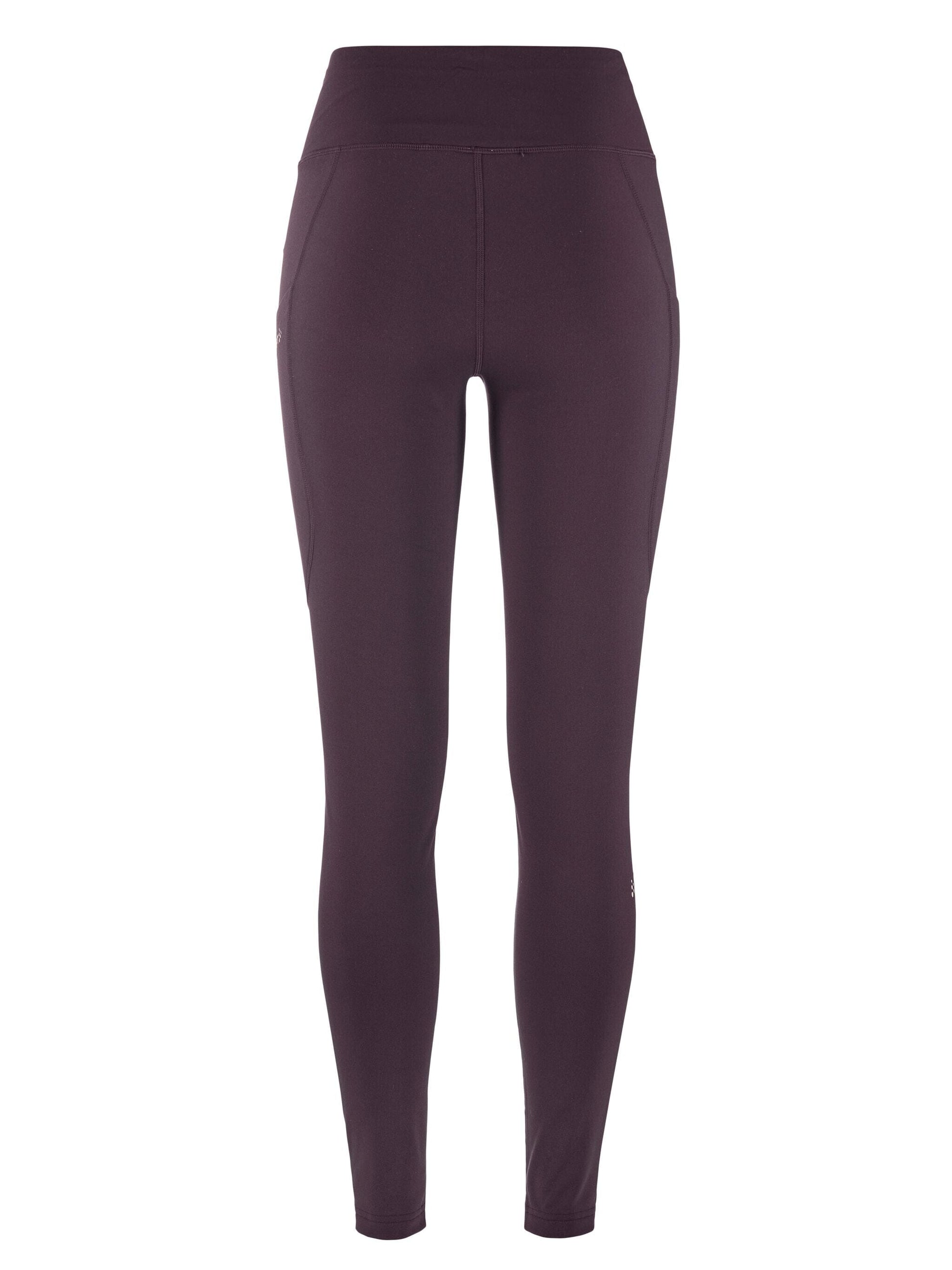 Women's Adv Essence Warm Wind Running Tights 2 - DK Plum Craft Sportswear NA
