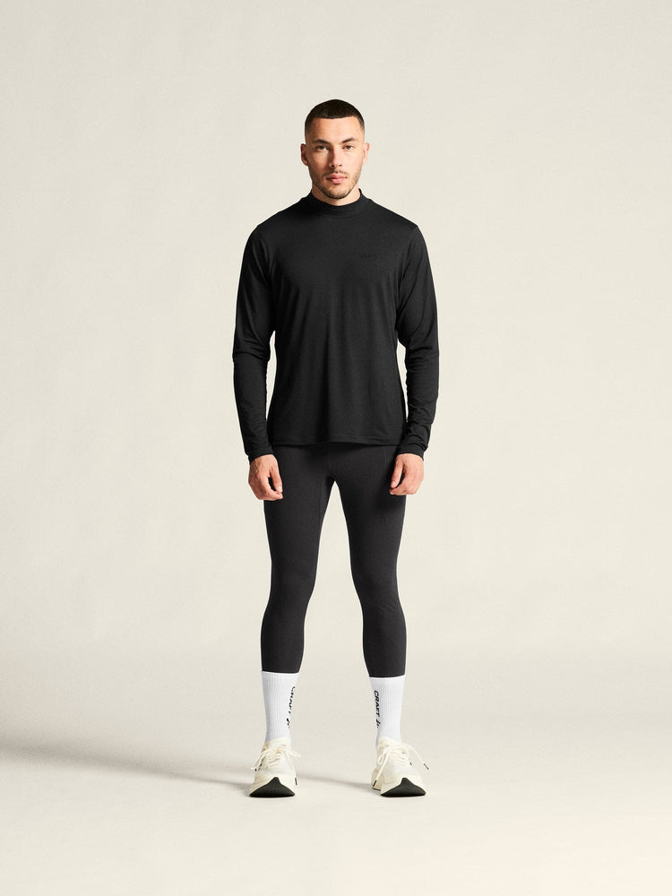 Men's ADV Essence Warm Running Tights 3 - Black Craft Sportswear NA