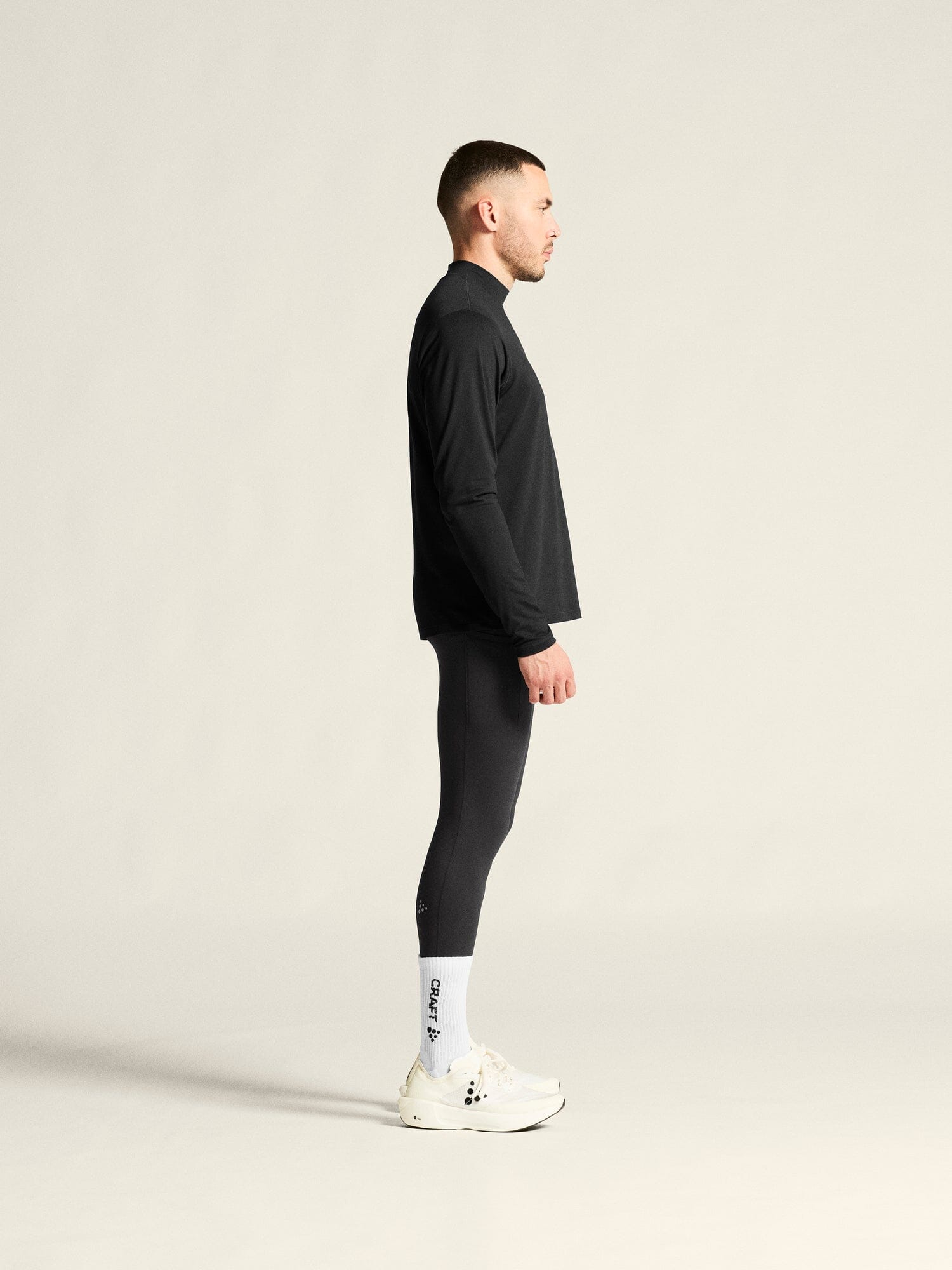 Men's ADV Essence Warm Running Tights 3 - Black Craft Sportswear NA