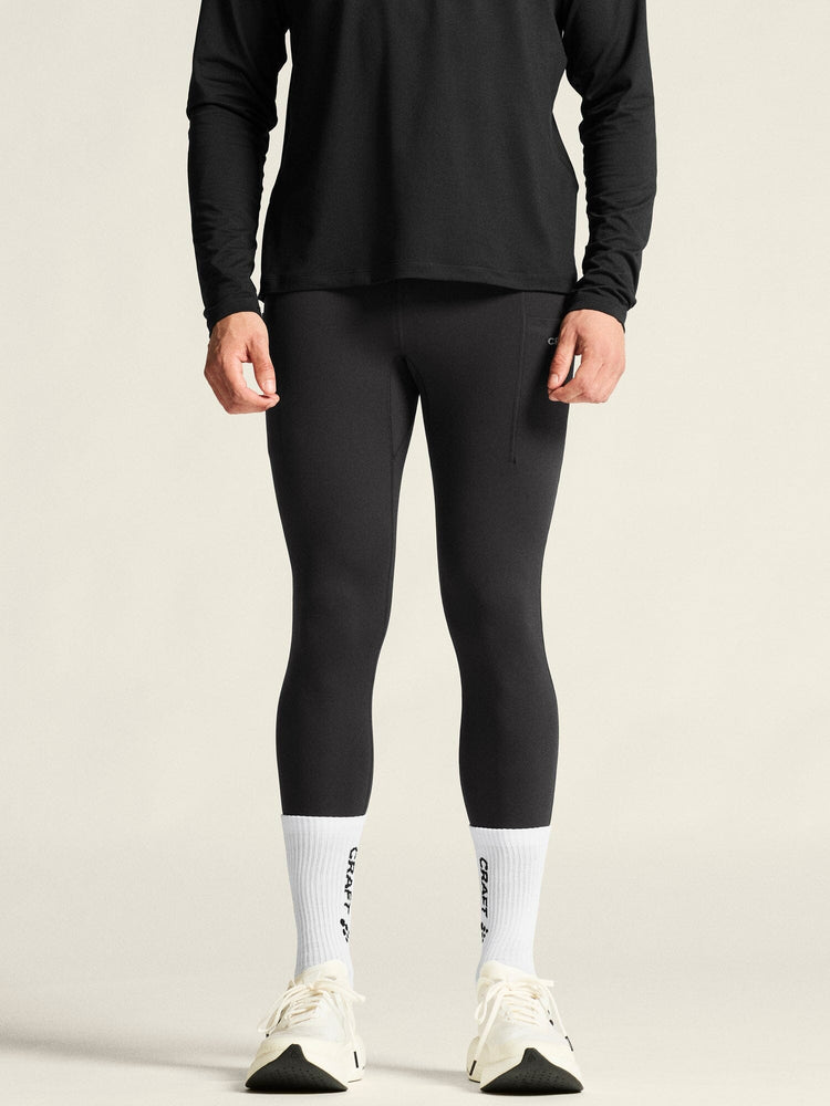 Men's ADV Essence Warm Running Tights 3 - Black Craft Sportswear NA