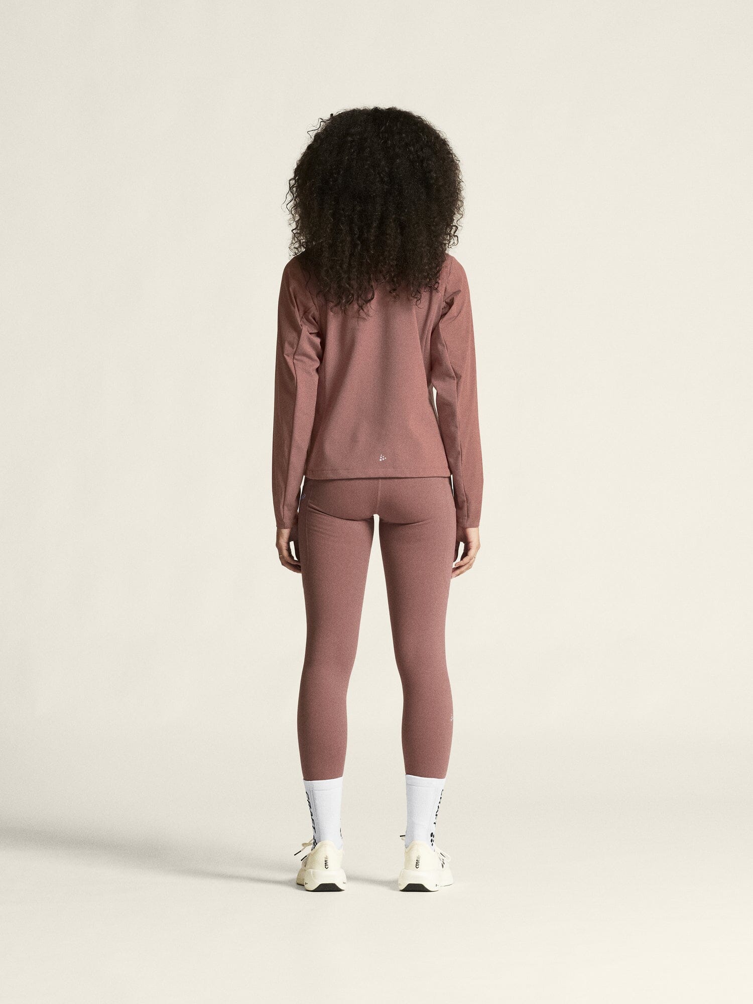 Women's ADV Essence Warm Running Tights 3 - Rose Brown Craft Sportswear NA
