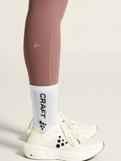 Women's ADV Essence Warm Running Tights 3 - Rose Brown Craft Sportswear NA