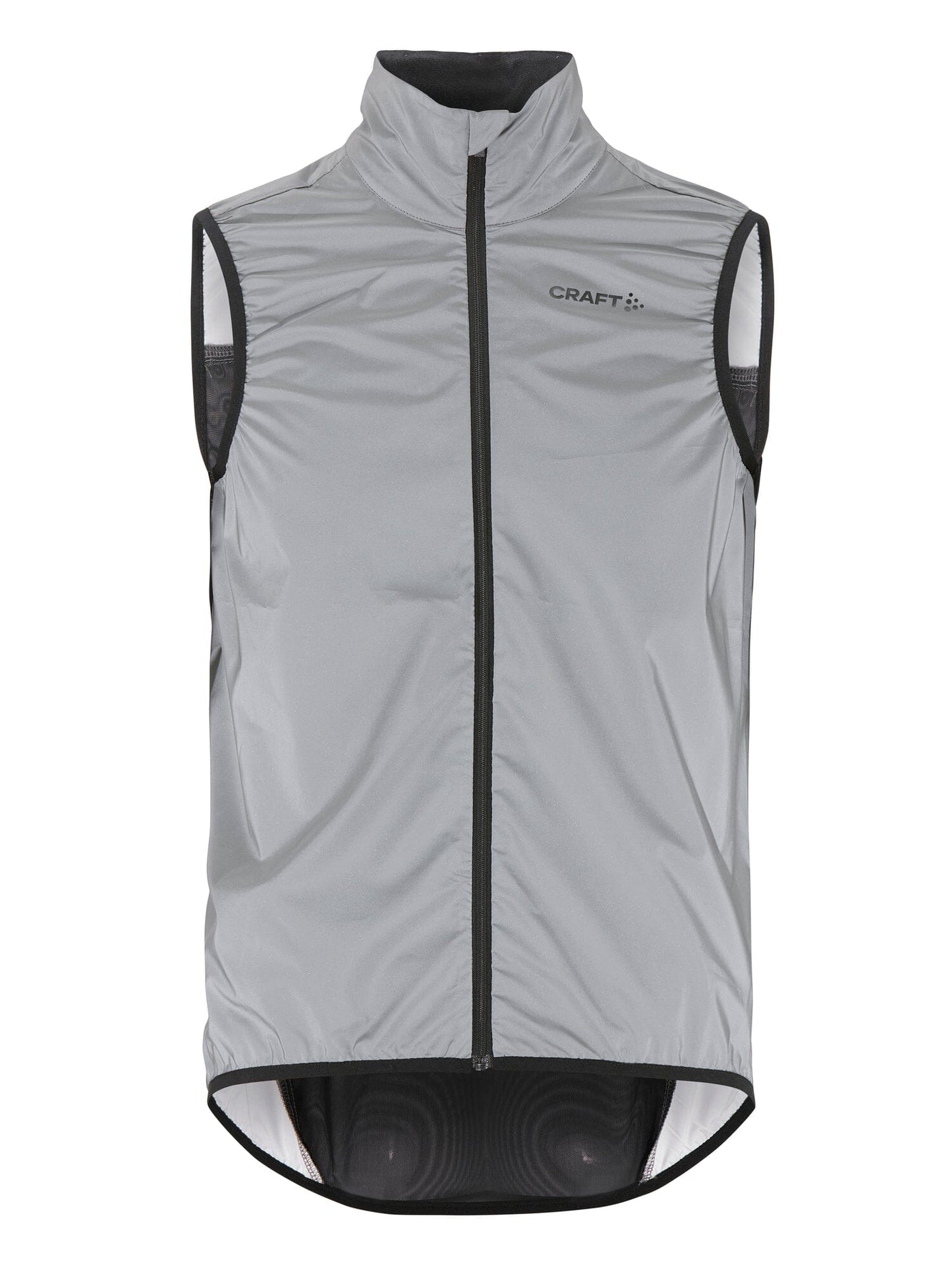 Men's ADV Essence Lumen Wind Running Vest - SILVER/BLACK Craft Sportswear NA