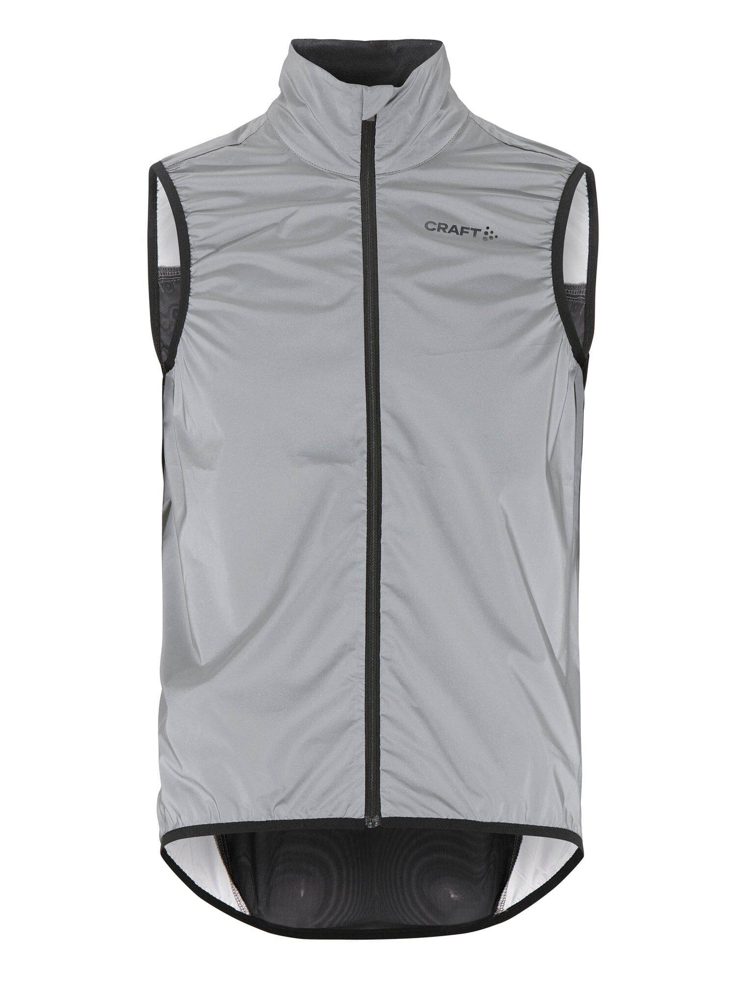 Men's ADV Essence Lumen Wind Running Vest - SILVER/BLACK Craft Sportswear NA