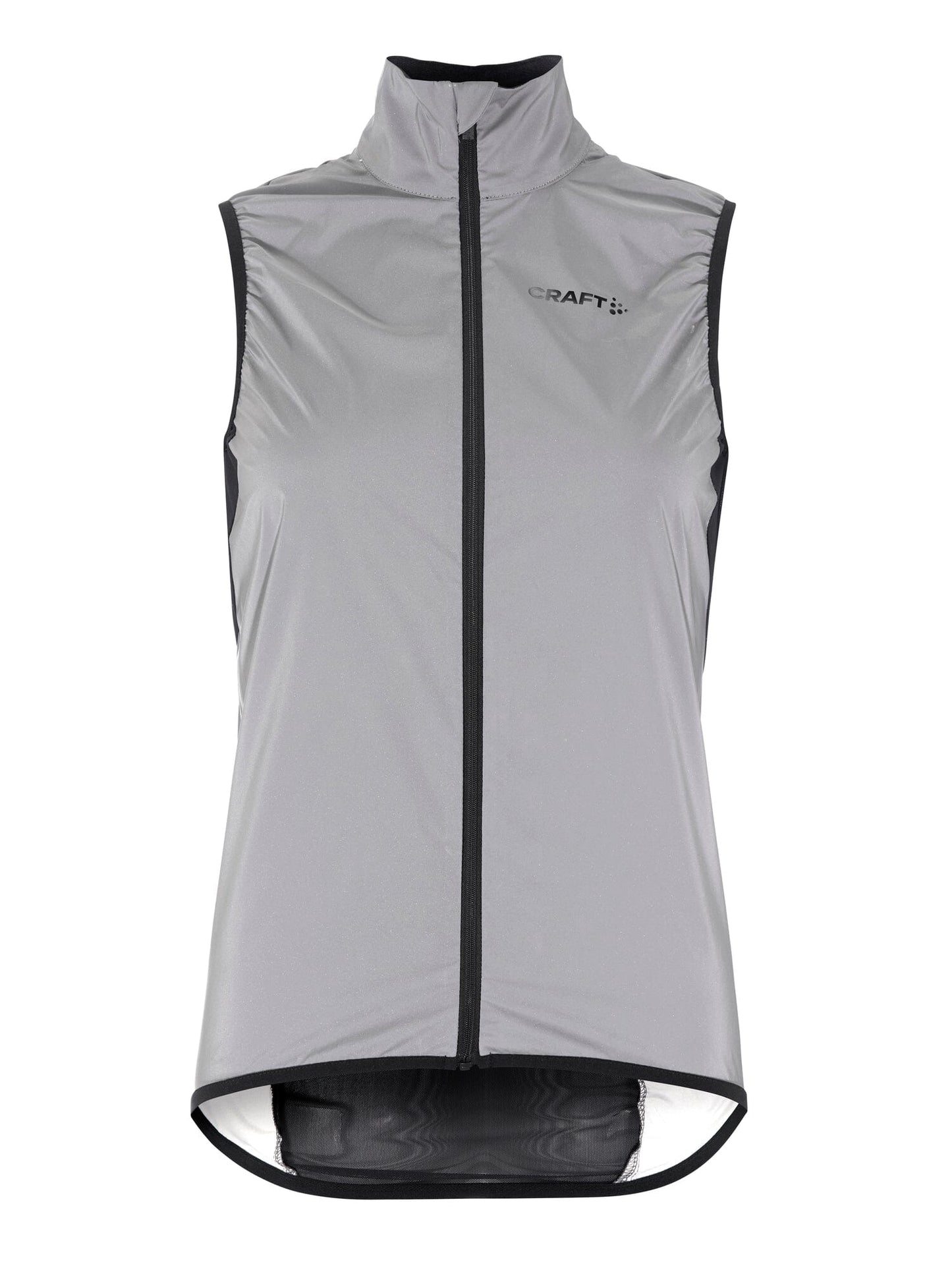 Women's ADV Essence Lumen Wind Running Vest - SILVER/BLACK Craft Sportswear NA