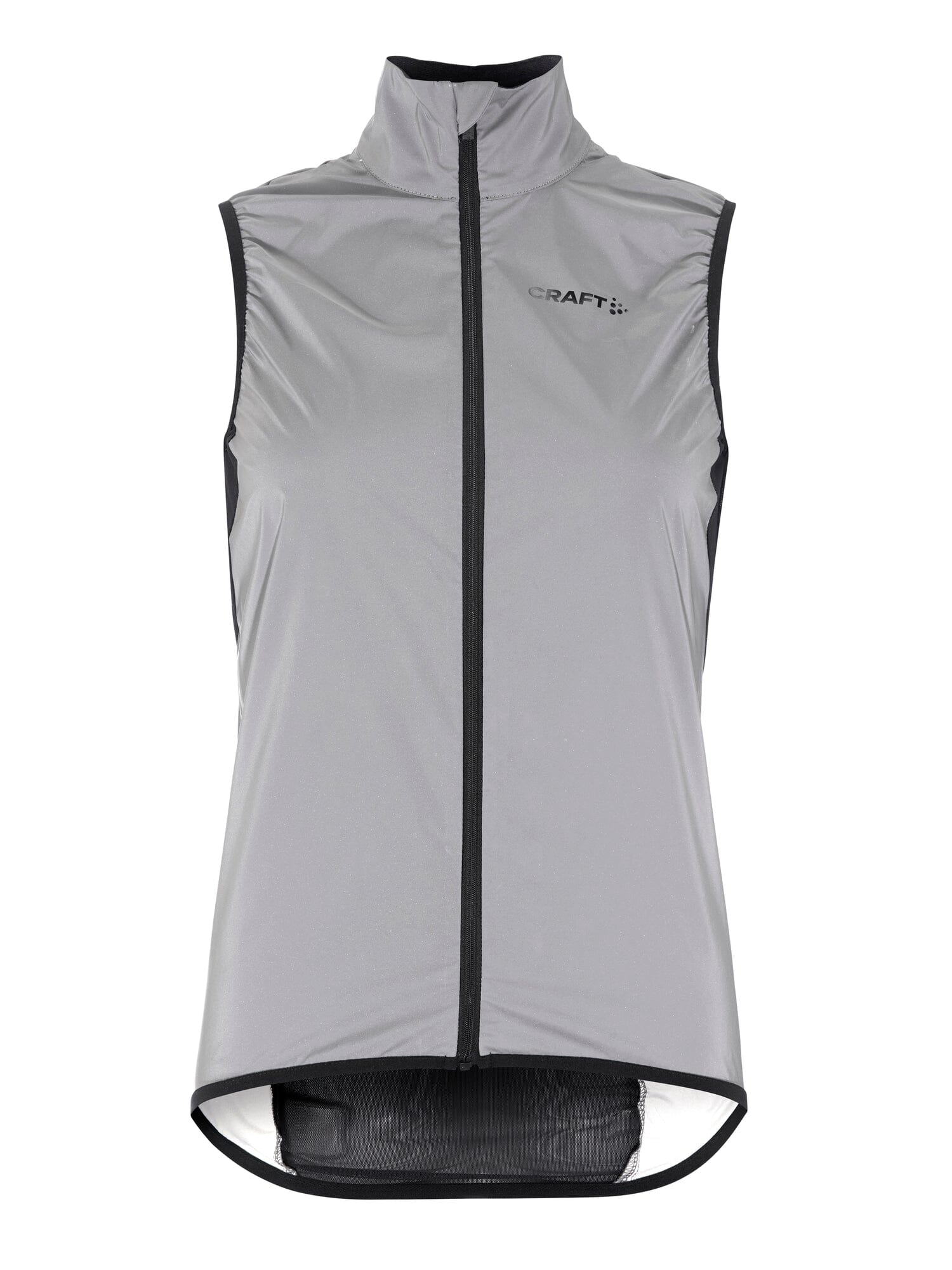 Women's ADV Essence Lumen Wind Running Vest - SILVER/BLACK Craft Sportswear NA
