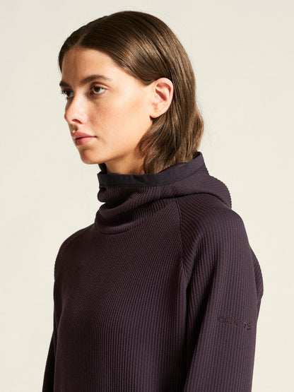 Women's Grid Hood - Dark Plum Craft Sportswear NA