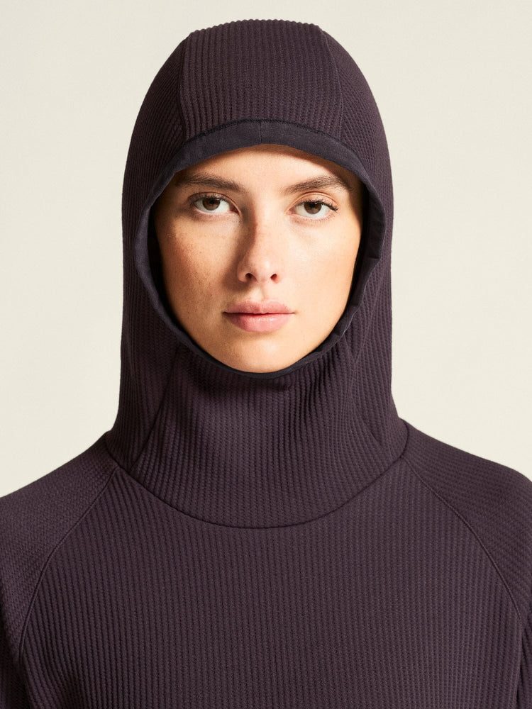 Women's Grid Hood - Dark Plum Craft Sportswear NA