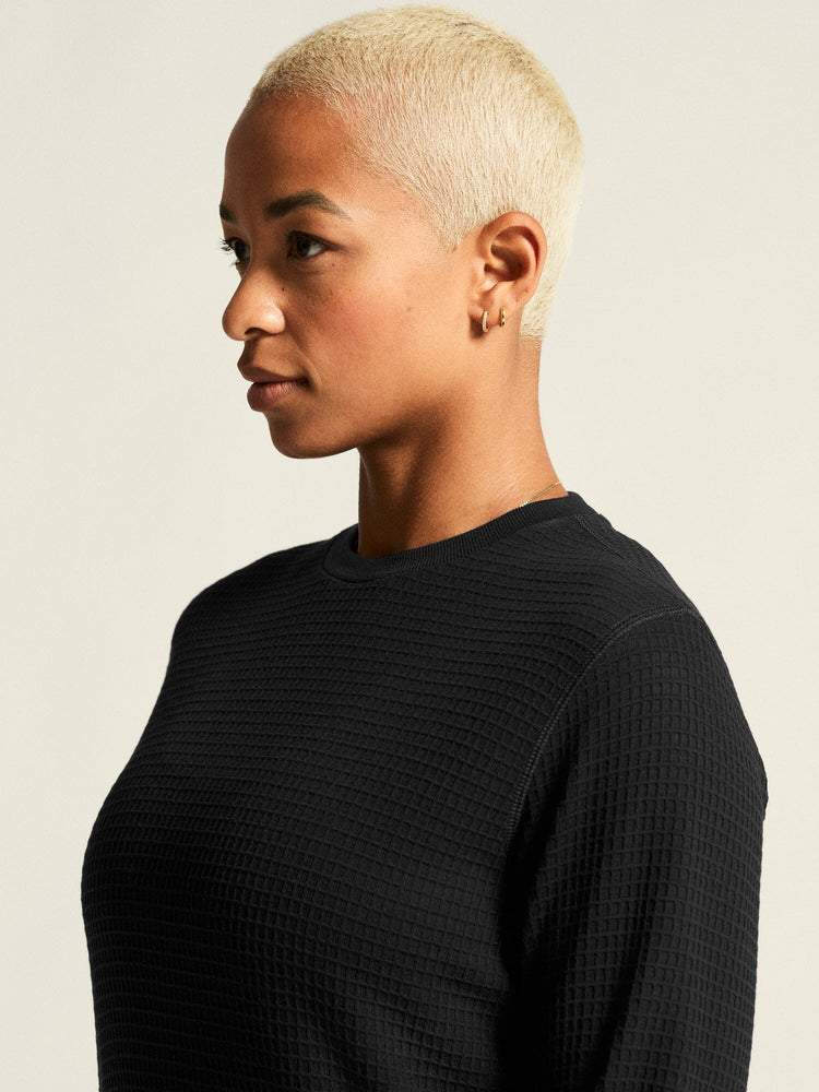 Women's Wool Waffle RN - Black Craft Sportswear NA