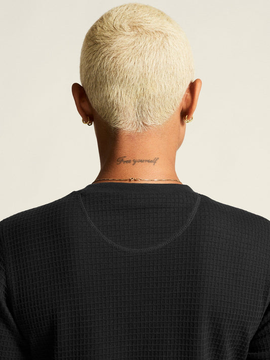 Women's Wool Waffle RN - Black Craft Sportswear NA