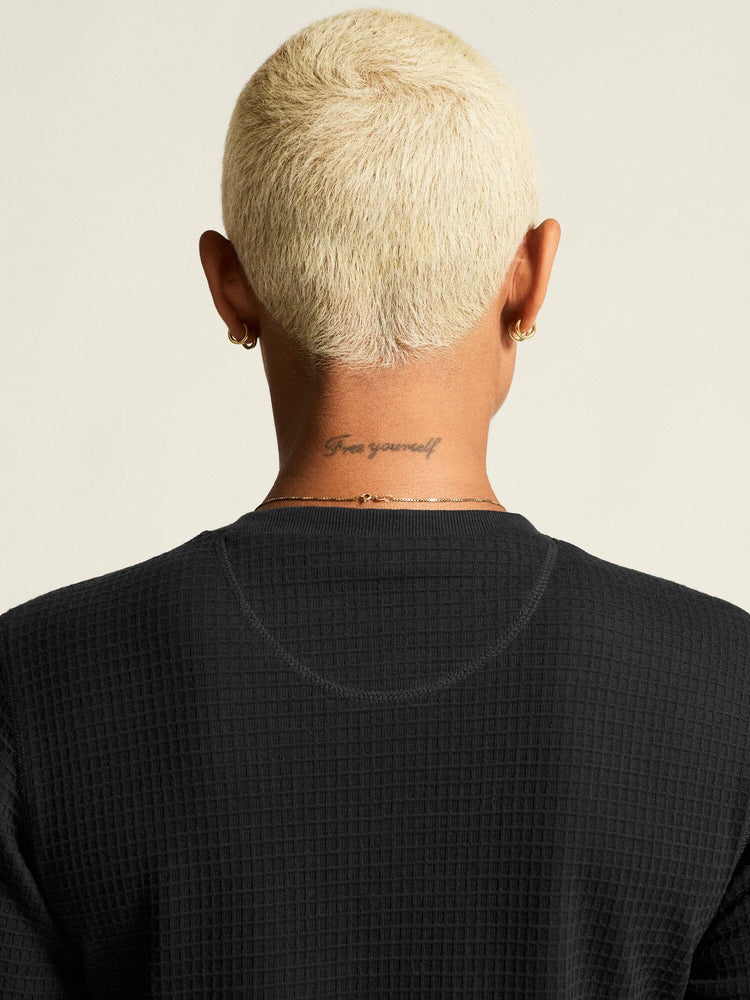 Women's Wool Waffle RN - Black Craft Sportswear NA