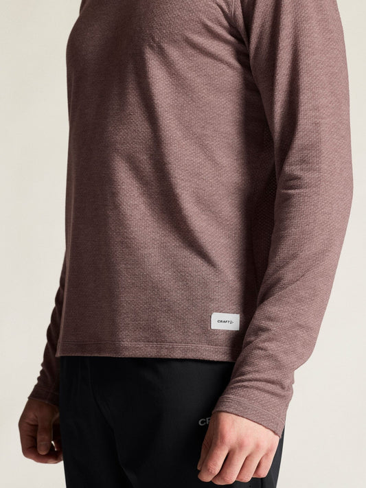 Men's Thermal Mesh CN - Flint Melange Men's Midlayers and Hoodies Craft Sportswear NA